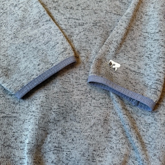 CMU Central Michigan Chippewas Mens Sweater Sweatshirt Jacket Gray 1/4 Zip XXL - Picture 9 of 9